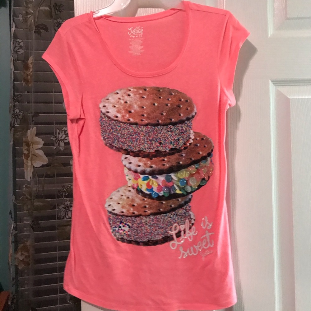 Justice brand top
